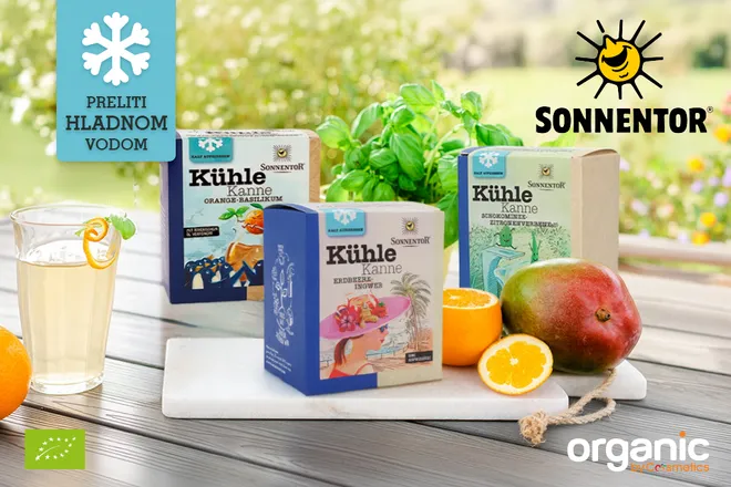 SONNENTOR hladni čajevi, prirodno osvježenje u svakom gutljaju!