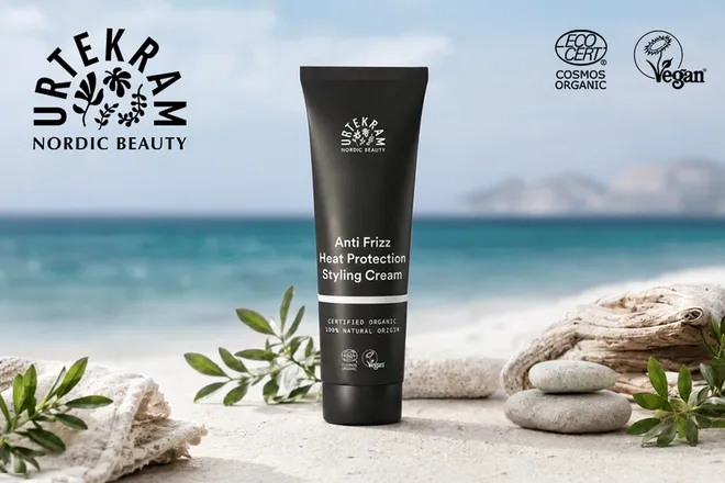 Recite zbogom naelektrisanoj kosi zahvaljujući Urtekram Anti Frizz Heat Protection kremi